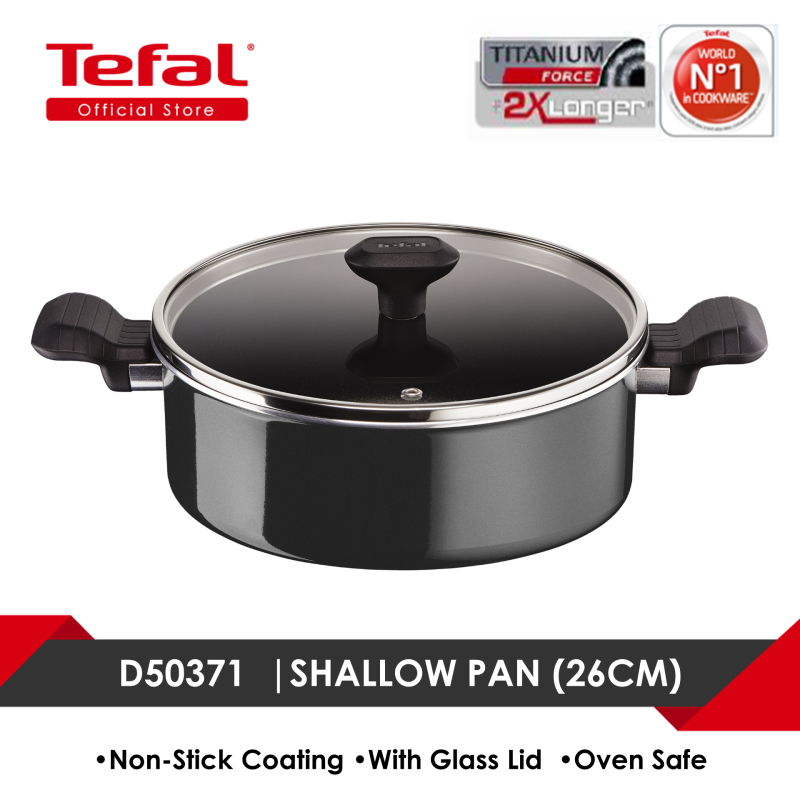 Tefal So Intensive Shallow Pan 26cm w/lid D50371 Singapore