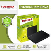 Toshiba 2TB External Hard Drive - USB 3.0 Storage
