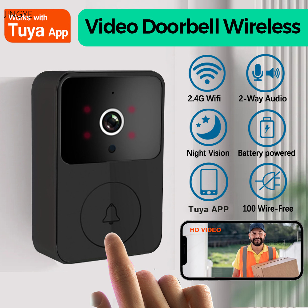 ออดวิดีโออัจฉริยะ WiFi - การเฝ้าระวัง HD ไร้สายพร้อมรีโมท ราคา 497 บาท*ส่งฟรี