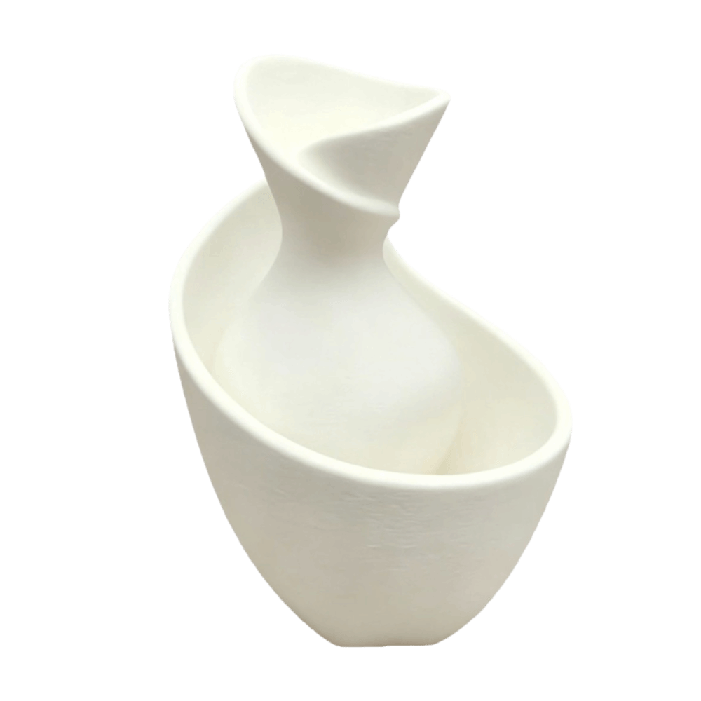 High-End Minimalist Vase Unique Geometric Shaped Flower Arrangement Ornaments Soft Furnishing Premium Light Luxury Vase Living Room