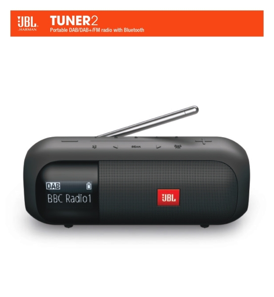 JBL Tuner 2 FM Portable Bluetooth Radio [1 year local warranty] Singapore