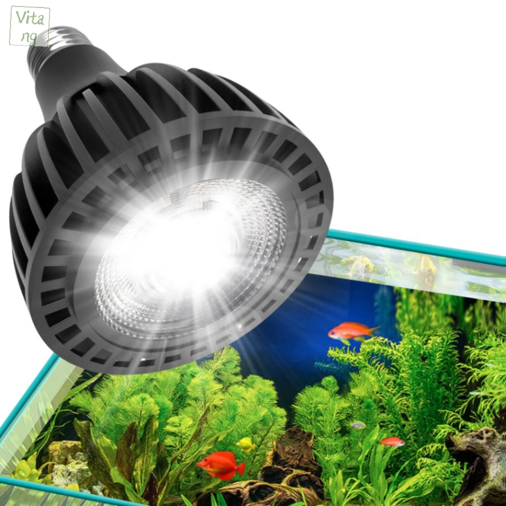 VITANG Công suất 18W Đèn LED phát triển quang phổ đầy đủ Trắng ấm Thân đen Đèn thủy canh Bóng đèn LED Siêu LED Đèn chiếu sáng âm trần Chiếu sáng trong nhà
