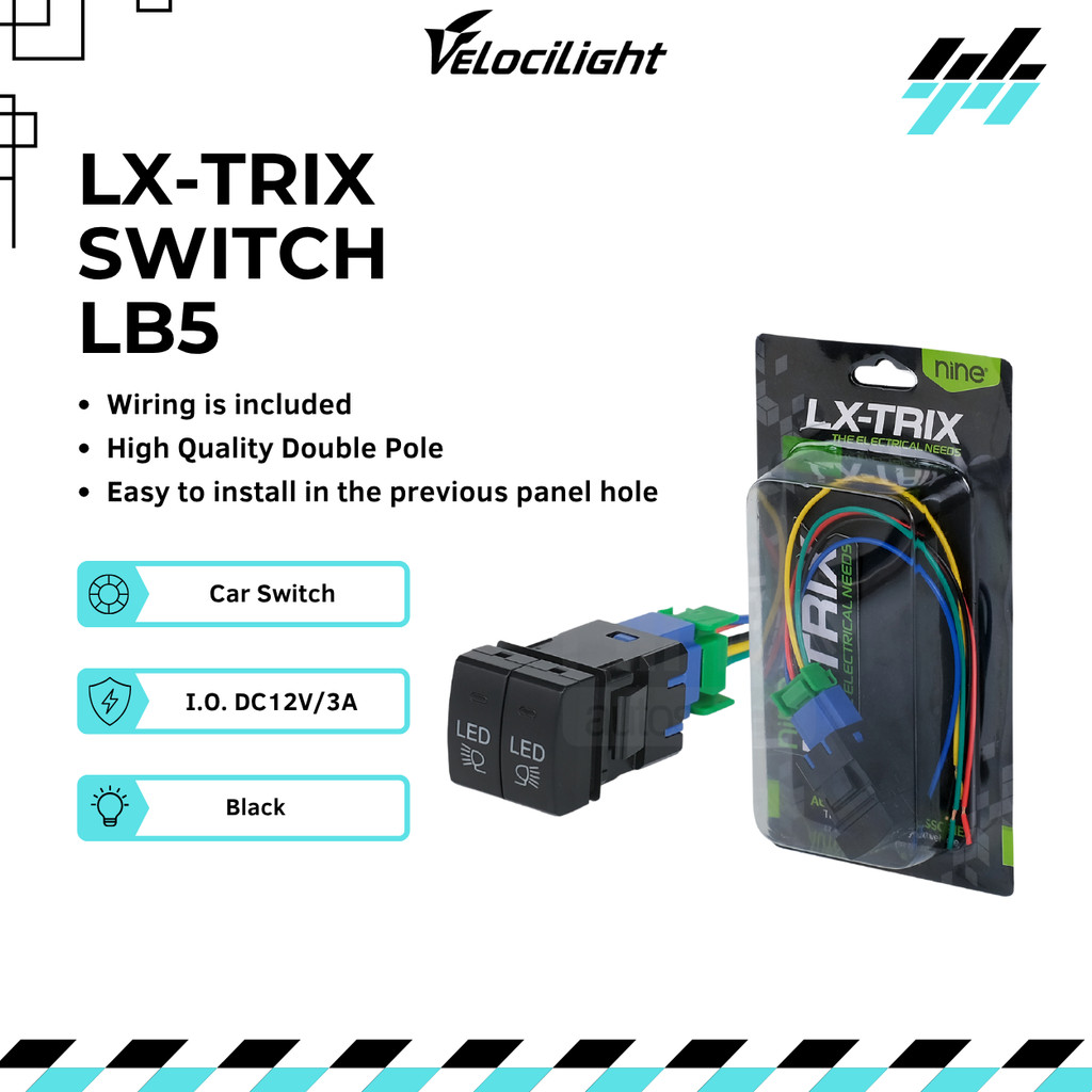 Electric Car on Off Switch 2 Modes Headlight Foglamp Toyota Raize Ev Car Lb5 Switch - Lx-Trix Harga 94,900 rupiah*Gratis Ongkir