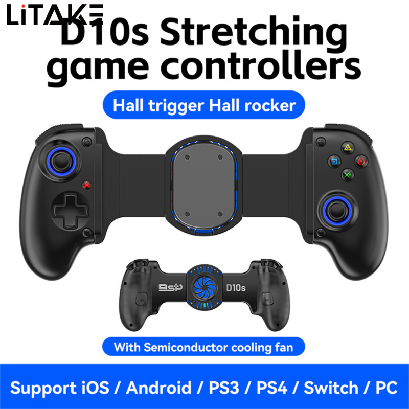 Tablet Controller Handle Wireless Game Stretching Joystick Dual Hall Sensor Gamepad With Six-axis Motion Sensing For Phones ราคา 1,182 บาท*ส่งฟรี