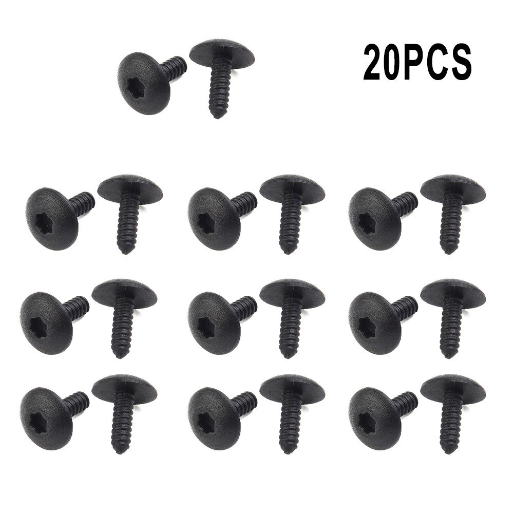【Tự động thời trang】 kẹp phần giữ 11mm 18mm chiều dài 20 chiếc Bộ 21042098 thay thế màu đen