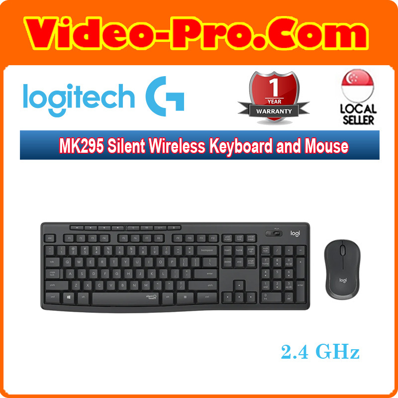 Logitech MK295 Silent Wireless Keyboard and Mouse Combo 920-009814 Singapore