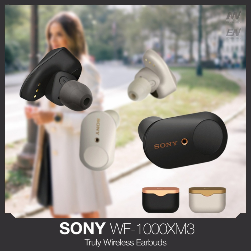 Sony WF-1000XM3 Noise Cancelling Truly Wireless Earbuds with 1 Year Local Warranty WF1000XM3 headset with microphone Singapore