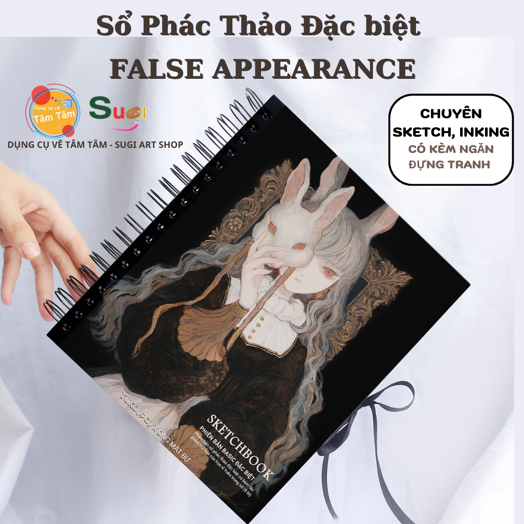 Sổ phác thảo đặc biệt false appearance - sổ vẽ phiên bản basic đặc biệt - yuko