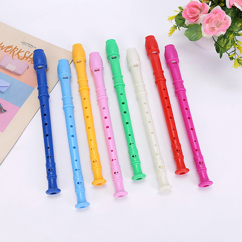 【Youer】 8 lỗ nhựa ghi dài sáo woodwind cụ trẻ em đầy màu sắc quà Tặng sáo