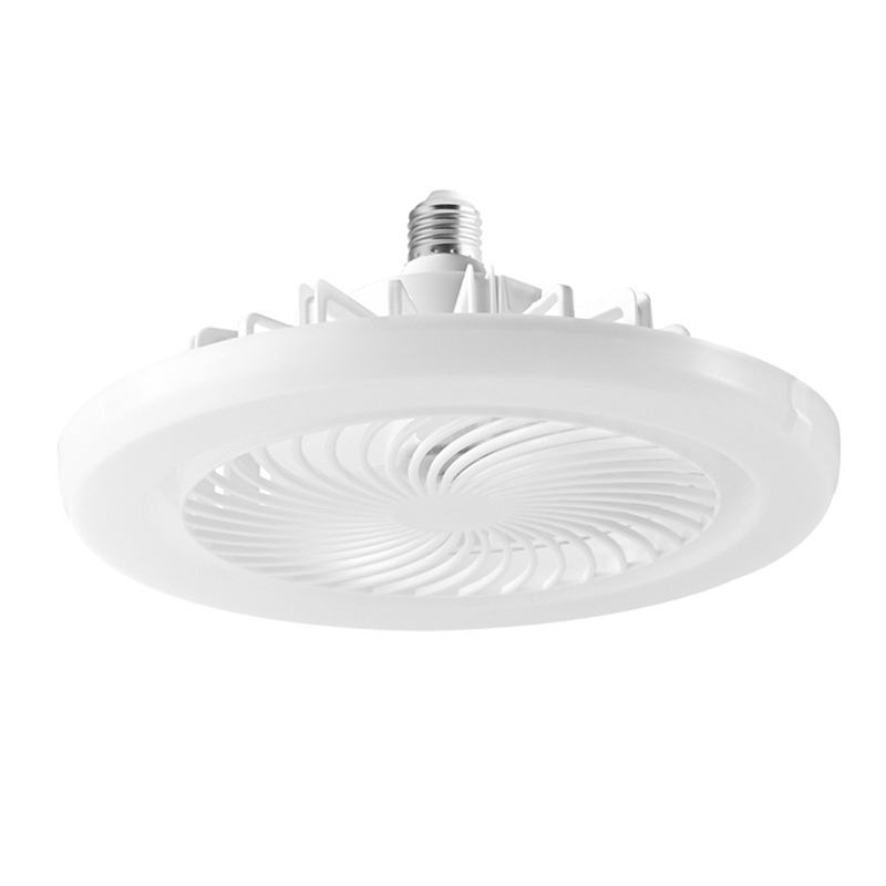 (RBPN) Ceiling Fan with Lights ,E27 Enclosed Low Fan Light Electric Fandelier with Remote Control Three Colors