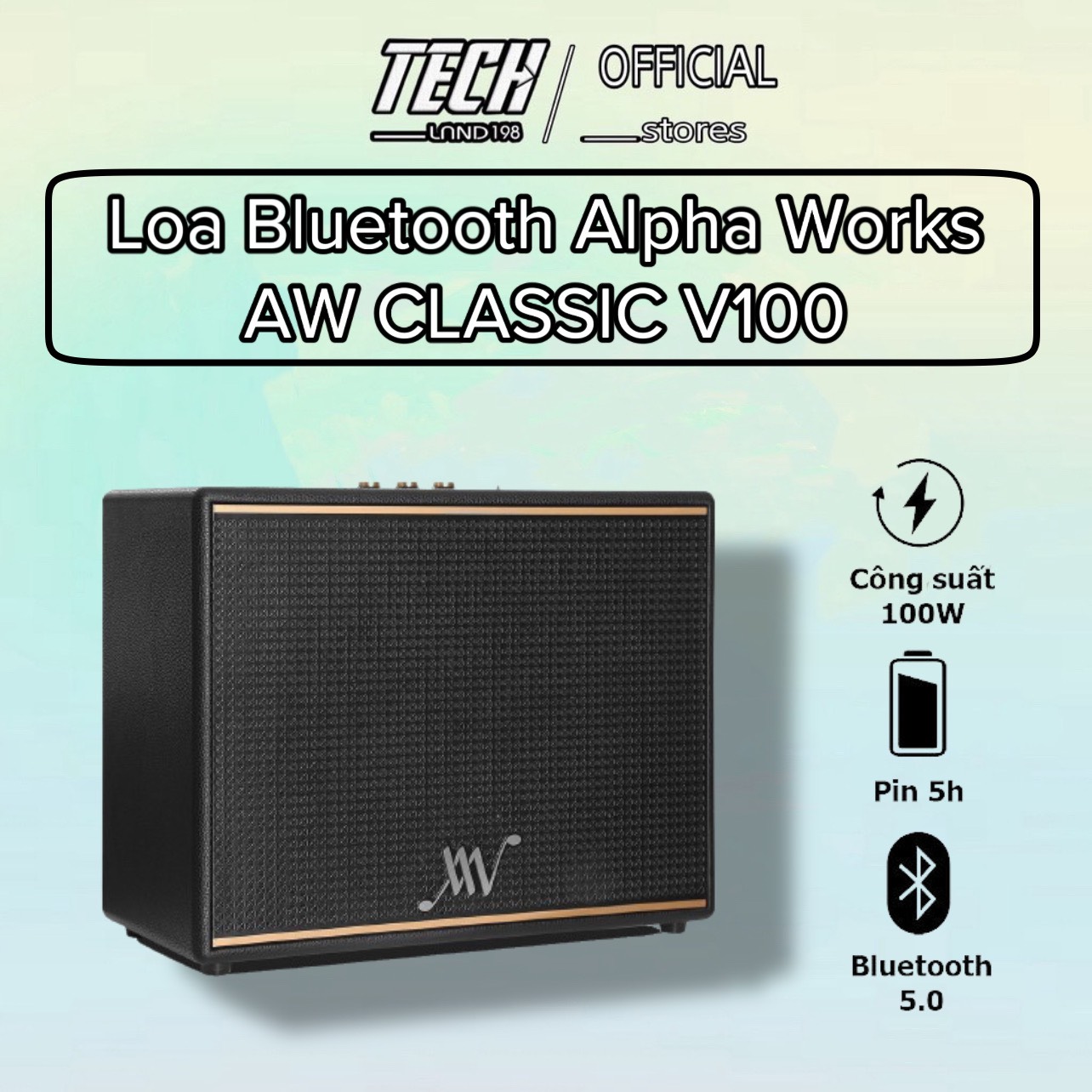 Loa Bluetooth Alpha Works AW Classic V100