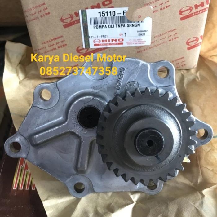POMPA OLI OIL PUMP TOYOTA DYNA HINO DUTRO 110 125 130 QUALITY - BY LARISAN Harga 2,470,000 rupiah*Gratis Ongkir