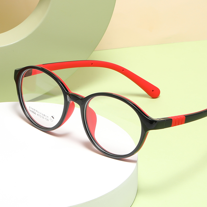 CA8006 1pc PC Round Frame Good Quality Colorful Fashion Children's Unisex Glass Frame ราคา 250 บาท*ส่งฟรี