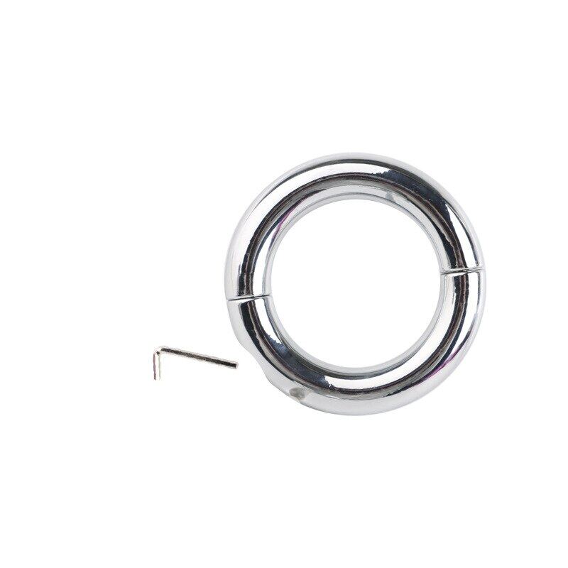 Metal Penis Ring Male Testicle Ball Stretcher Scrotum Cock Ring