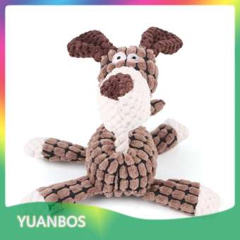 YUANBOS Dễ thương mềm lừa vật nuôi Đồ chơi Vật nuôi răng Làm Sạch Đồ chơi Vật nuôi đồ chơi con chó sang trọng Đồ chơi thú nhồi bông nhai cắn kháng đồ chơi