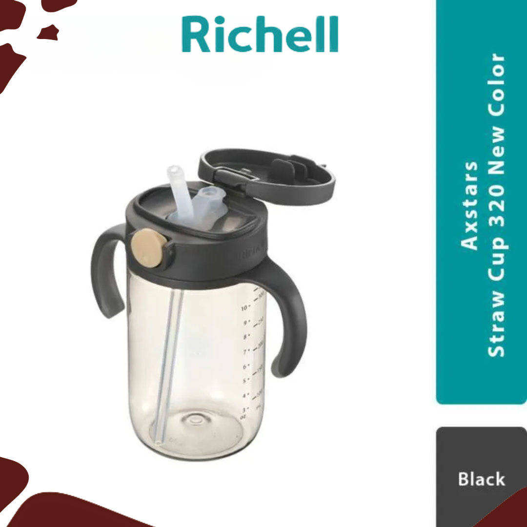Richell Axstars Straw Cup 320ml - Botol Minum Anak