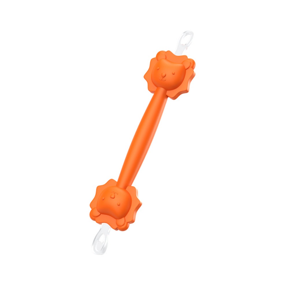 NUCTUR Silicone Muỗng làm sạch cho bé Sư tử Hai đầu Dụng cụ lấy sáp Mềm Nhíp làm sạch Dụng cụ vệ sinh mũi