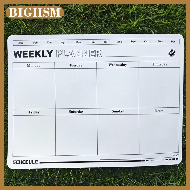BIGHSM Stylish Magnetic Dry Erase Calendar - Versatile Monthly Planner For Refrigerator - Easy Kitchen Organization & Decor