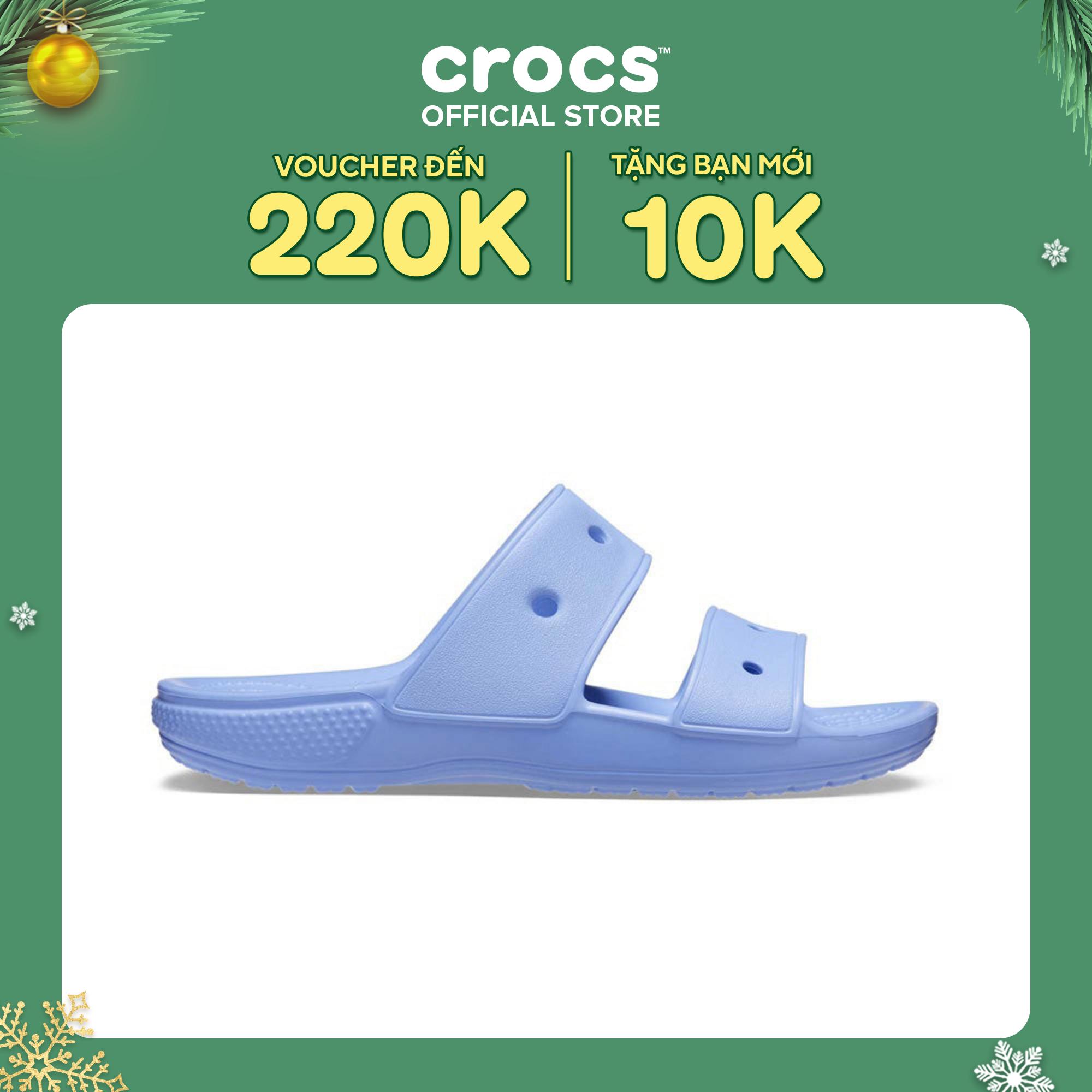 Dép Xăng Đan Unisex Crocs Classic - Moon Jelly
