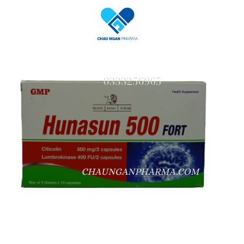 Hunasun 500 Fort - Bổ não - Tủ Thuốc Bảo Châu