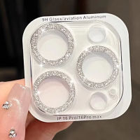 Bling Glitter Camera Lens Protector For iPhone 11 12 13 14 15 16 Pro Max 14 plus 13mini 12 Mini 16pro Max Tempered Glass Protective Camera Film