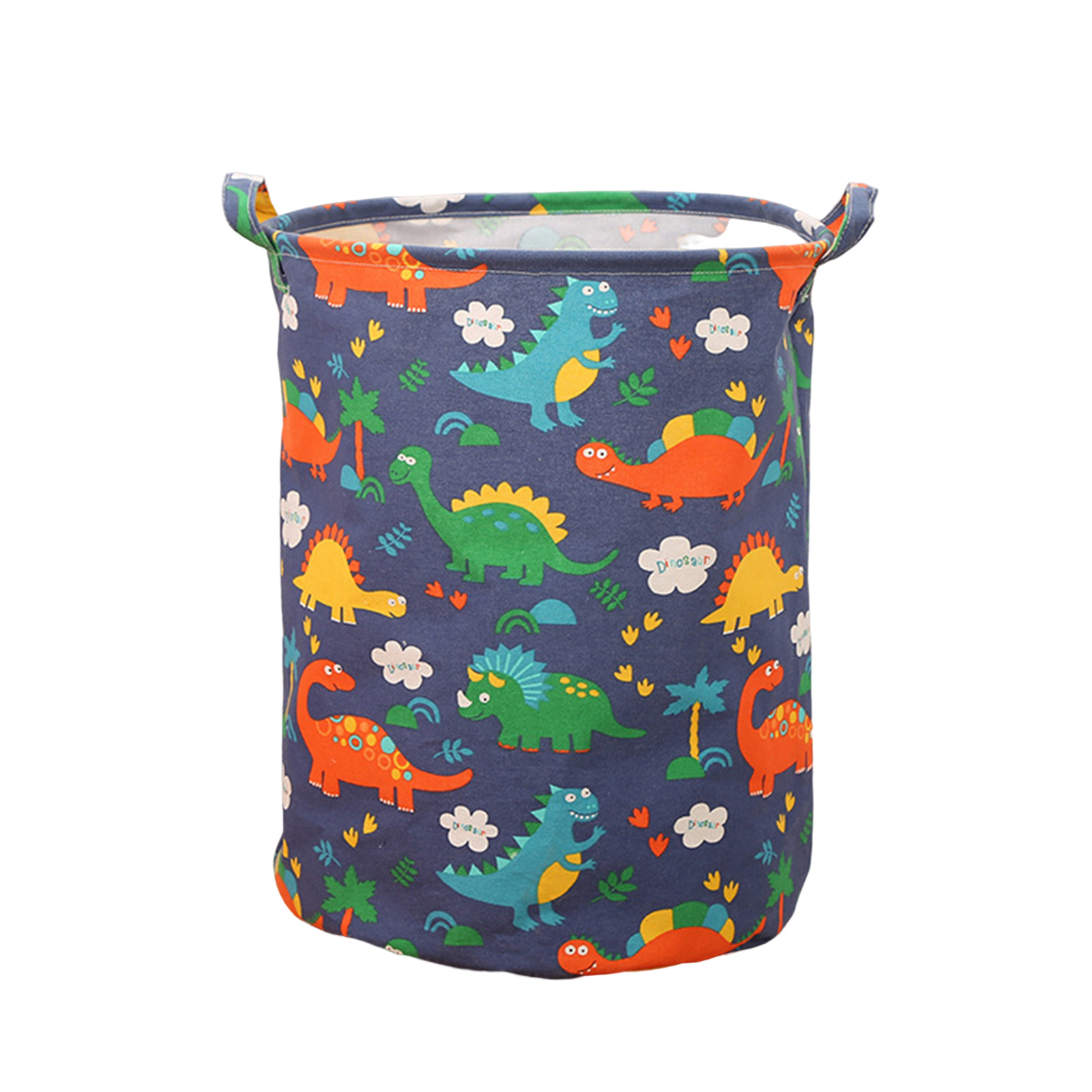 Storage Basket Large Capacity Foldable Strong Load-bearing with Handle Moisture-proof Toys Sundries Dirty Clothes Basket Home Supply