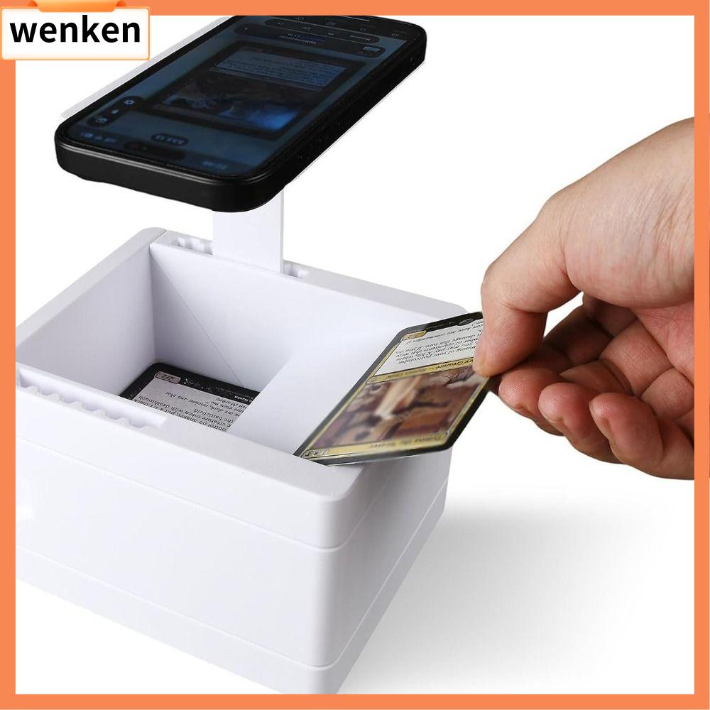 WENKEN In 3D Máy quét thẻ Có thể điều chỉnh Quét nhanh chóng Giá đỡ máy quét thẻ MTG Di động Phổ quát Người bán thẻ TCG Phụ kiện chơi game