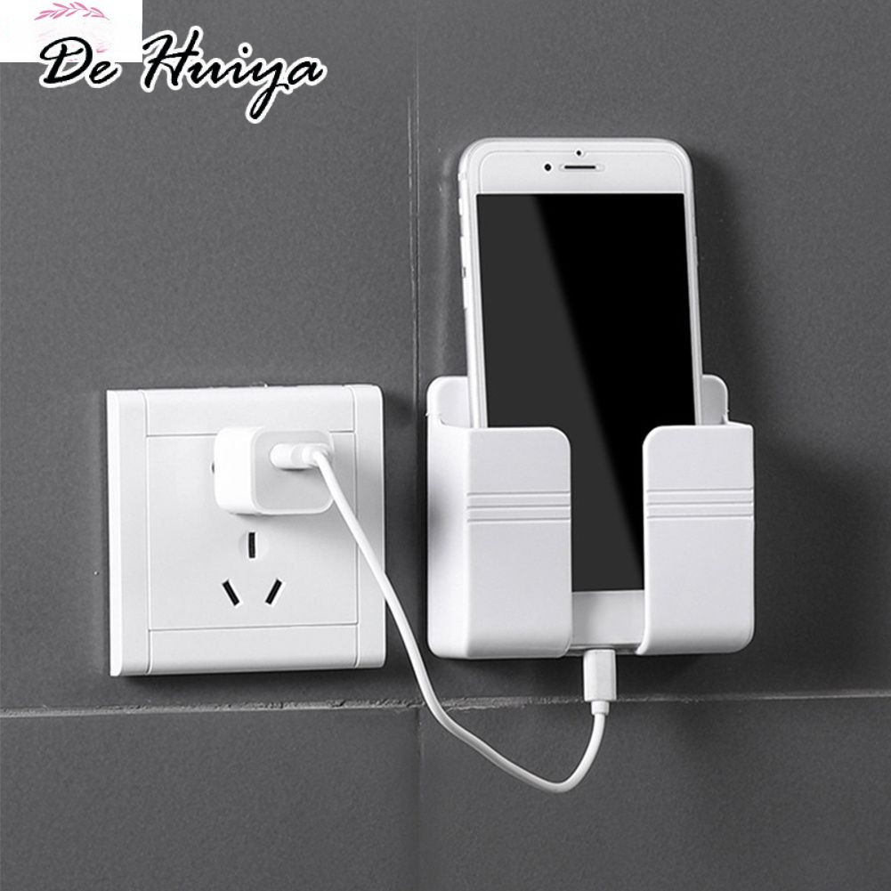 DEHUIYA กล่องเก็บของติดผนัง, กล่องเก็บของพร้อมปลั๊กชาร์จ, เก้าอี้รีโมทคอนโทรลโทรศัพท์, กล่องเก็บของทีวี, กล่องเก็บของ livebecool Home ราคา 17 บาท*ส่งฟรี