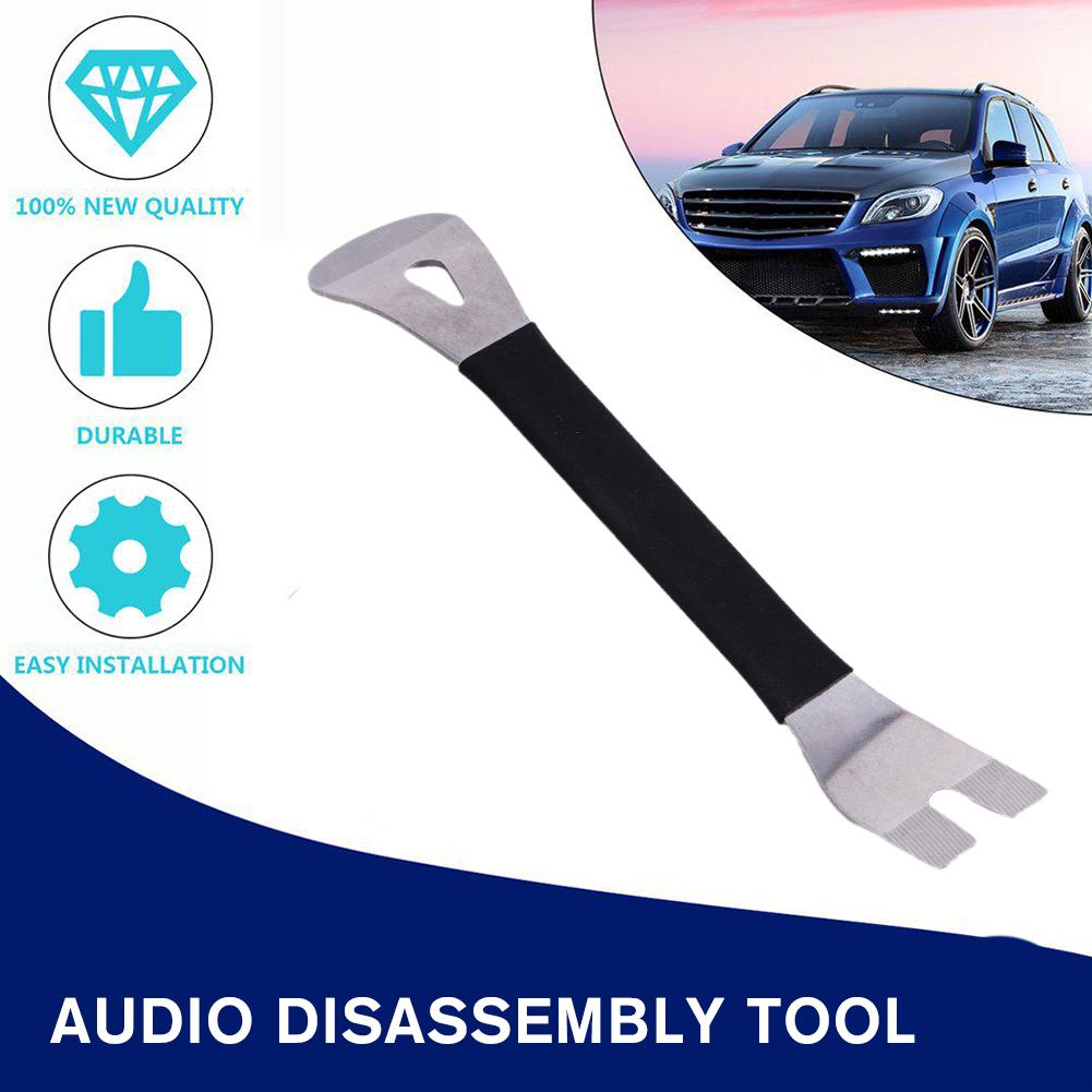 1Pc Car Trim Removal Tool Stainless Steel Durable Two-end Trim Level Fastener Door Audio Tools Terminal Driver Removal Panel Pry B6O3