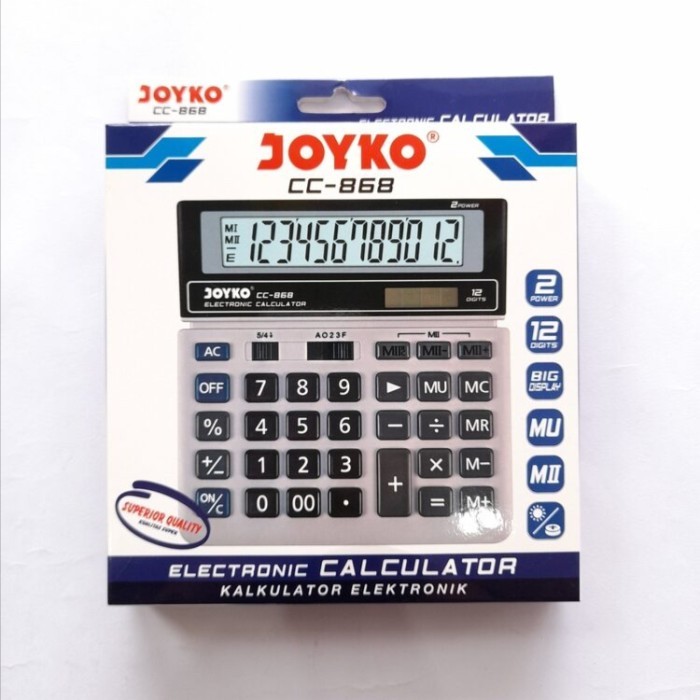 FLASH SALE Kalkulator Joyko CC-868 Original 12 Digit