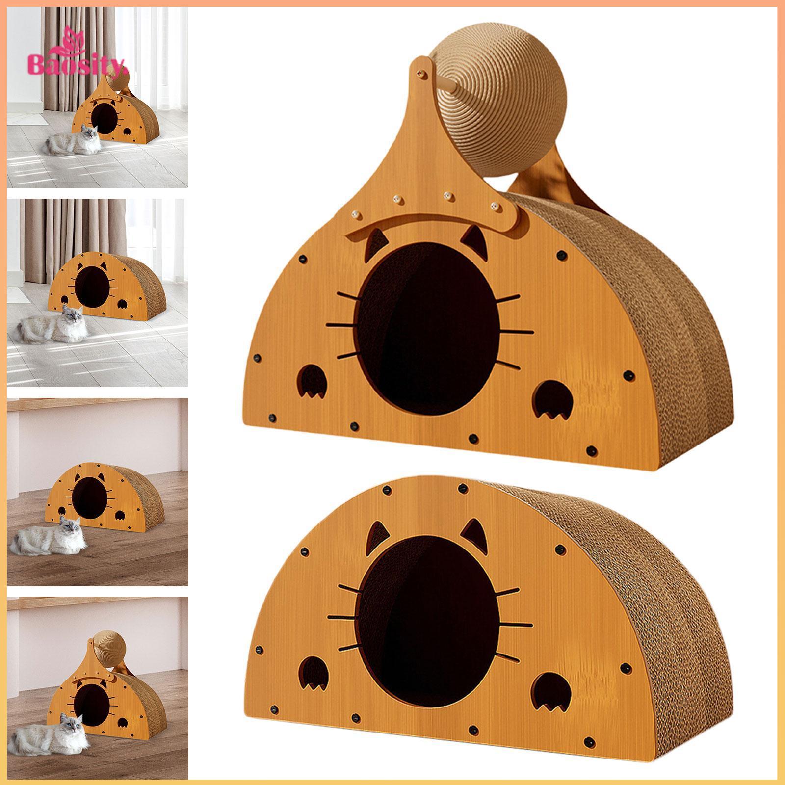 Cat Scratcher Toy Interactive Pet Toy Corrugated Cat Scratcher for Small Medium Large Cats Couch Sleeping Kitten Lounger ราคา 1,949 บาท*ส่งฟรี