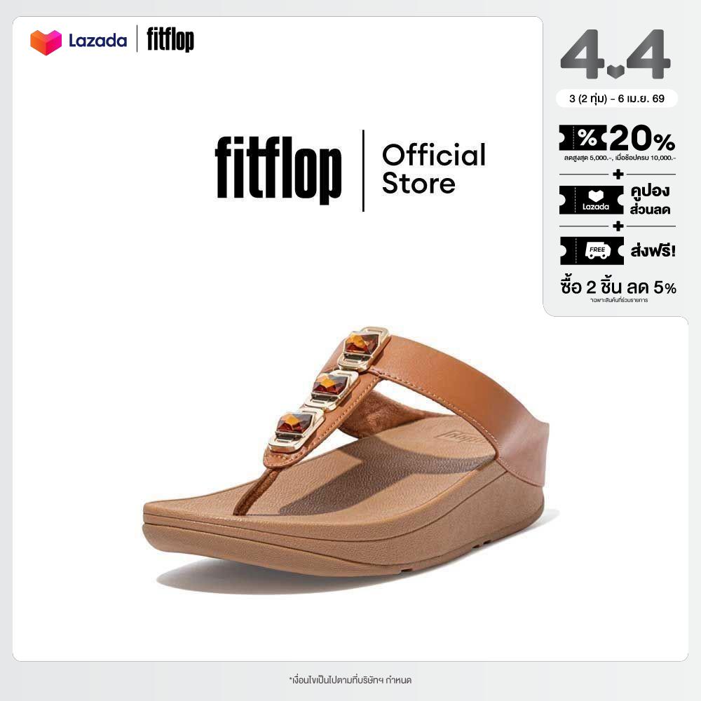 FITFLOP รองเท้าลำลองผู้หญิง FINO CRYSTAL LOCK DA8
