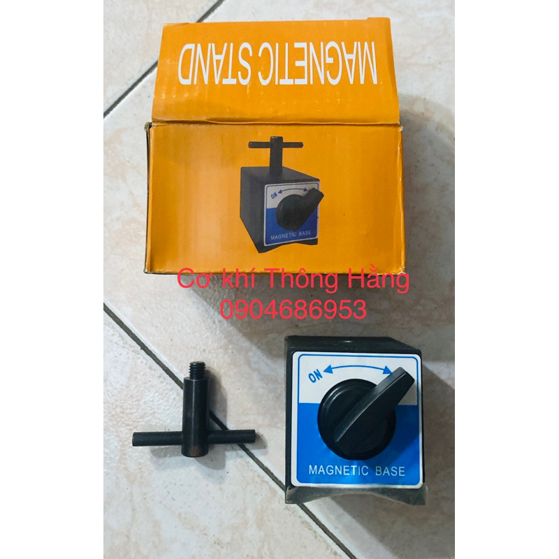 Cục đế từ nam châm Có công tắc ON/OFF, độ hút tốt giá cực rẻ