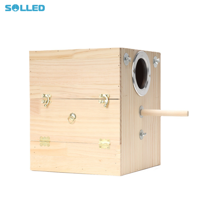 Parakeet Nesting Box Bird Nest Breeding Box With Perch Wooden Bird Cages House For Cockatiel Budgie Lovebirds Finch Canary ราคา 589 บาท*ส่งฟรี