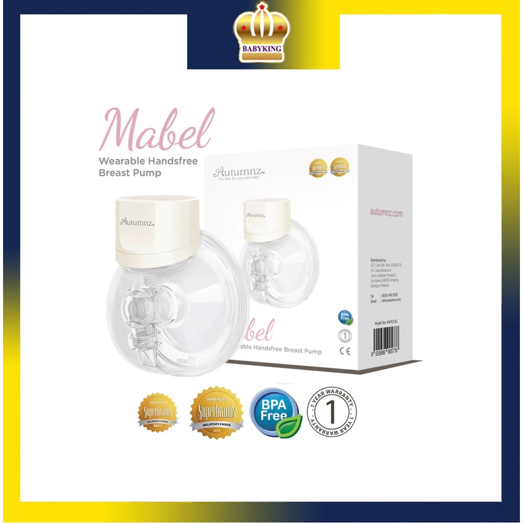 Original Autumnz Mabel Wearable Handsfree Electric Breastpump Pam Susu