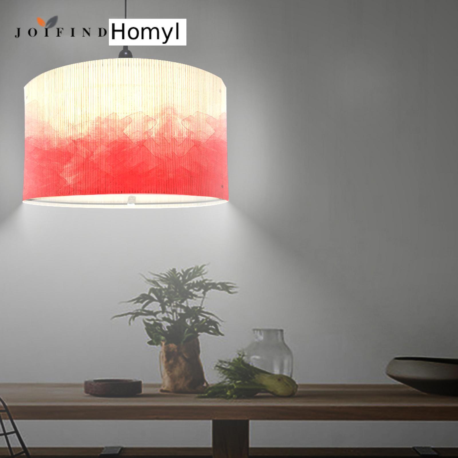Gradient Bamboo Lamp Shade E27 Vintage