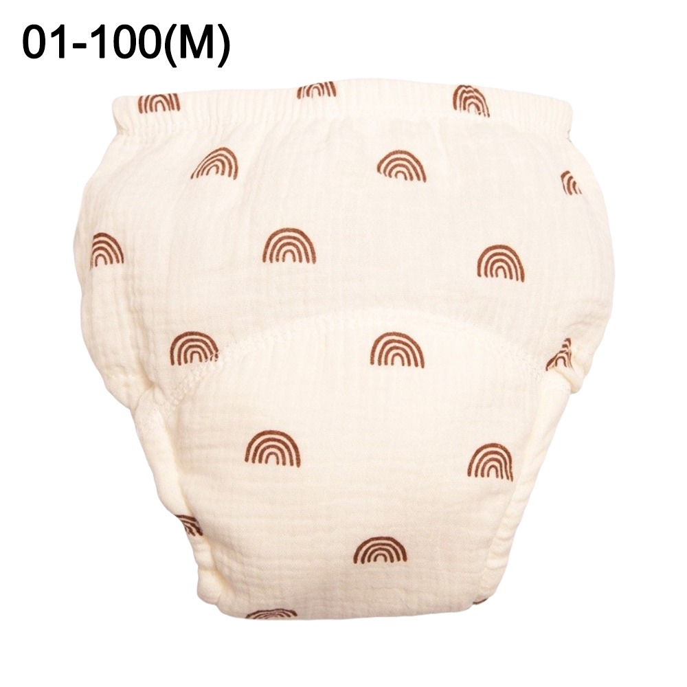 X MOM BABY Gạc bông Quần tập cho bé Thoáng khí Chống thấm nước Quần tã Thoải mái Chống rò rỉ Tã em bé Sử dụng cho trẻ  biết đi - 8