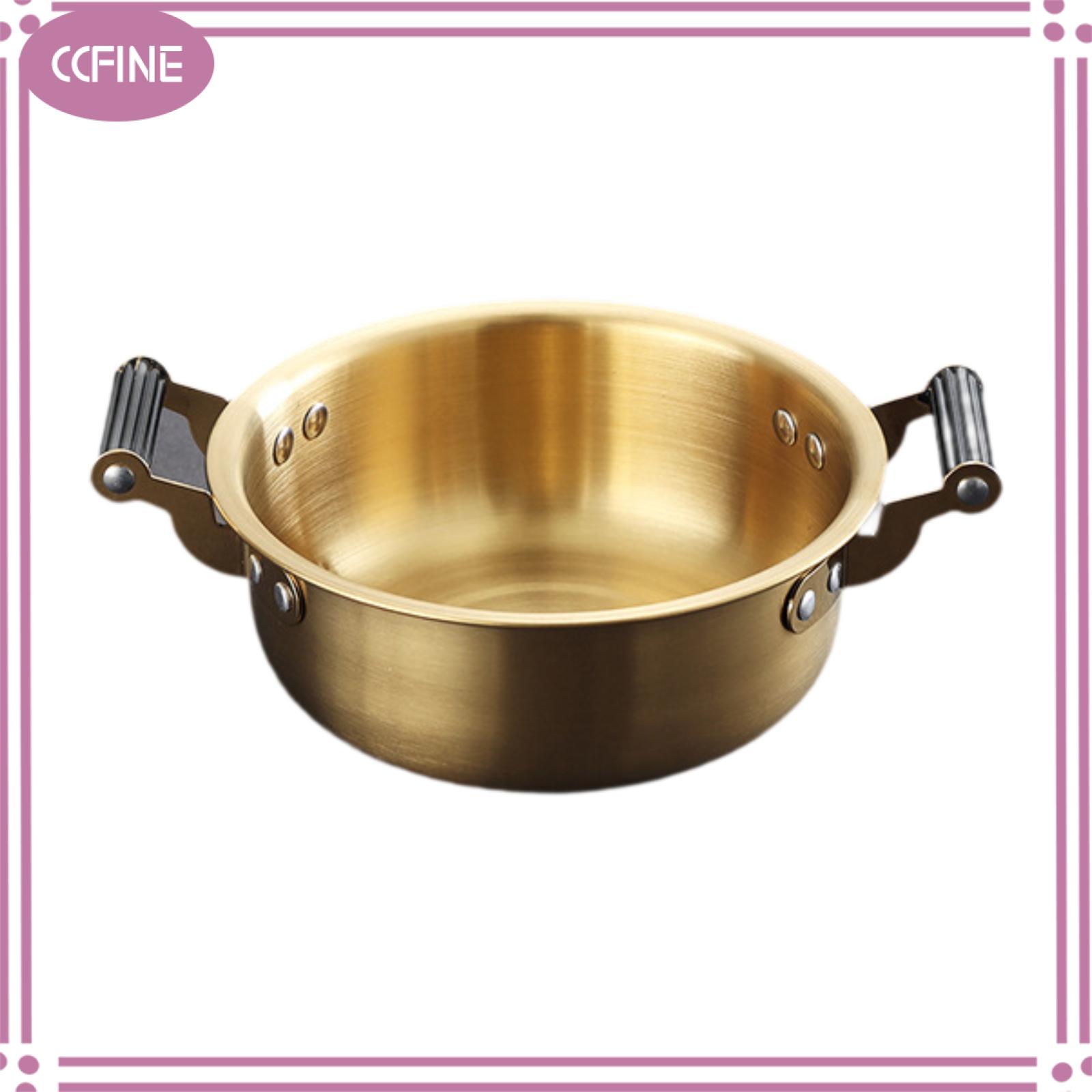 Ccfine bít tết nồi Hàn Quốc Ramen Nồi tay cầm chịu nhiệt phụ kiện nhà bếp thực tế Multiuse stockpot Sưởi ấm nhanh đồ nấu nướng