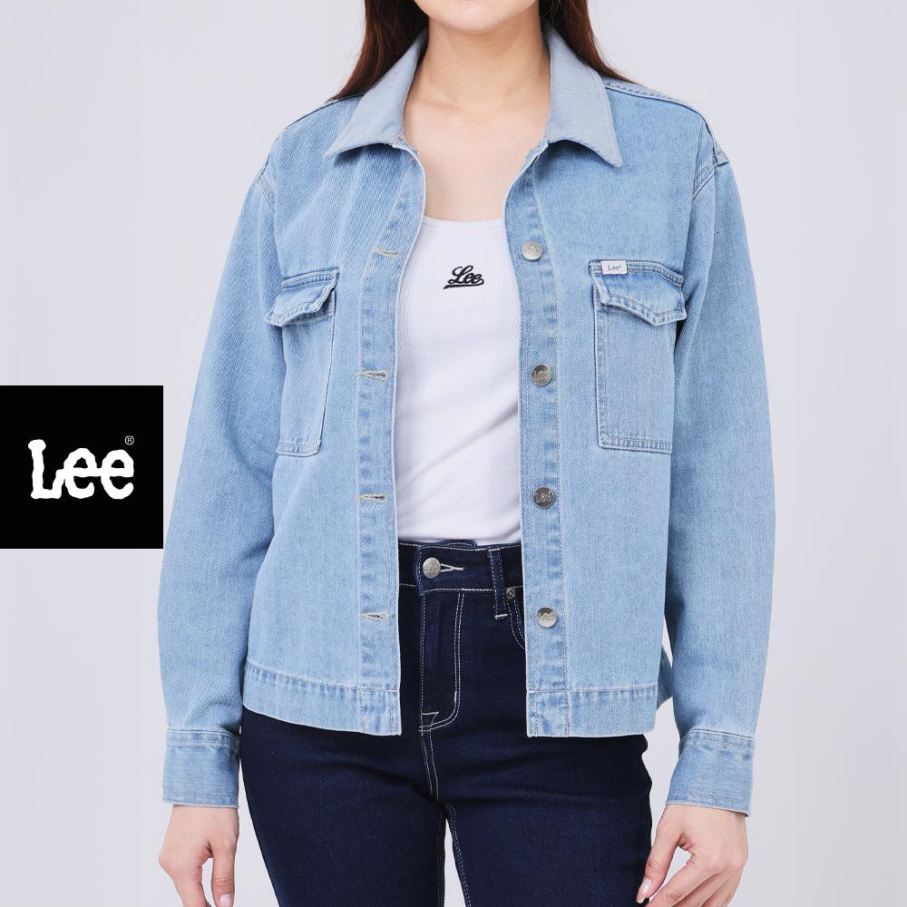 LEE เสื้อแจ็กเก็ตยีนส์ผู้หญิง Oversize รุ่น LE S126WJKTN04 ราคา 1,943 บาท*ส่งฟรี