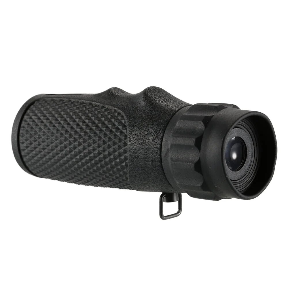 Must-have 10x25 Mini HD cầm tay Ống nhòm một mắt Zoomable unisex 10x Focus Trọng lượng nhẹ, kính thiên văn vải ngoài trời di động