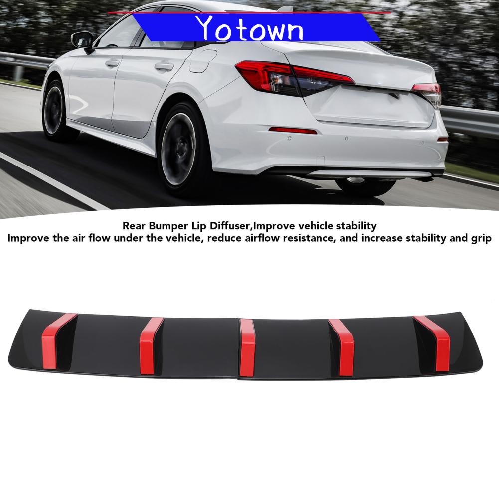 Yotown GOTOTOP Cản sau Máy khuếch tán môi Chất liệu ABS Kiểu dáng thể thao Tăng cường độ ổn định Phù hợp với 1 Series E90 E91