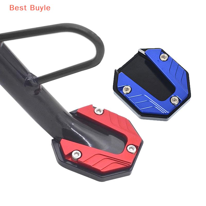 💖Best Buyle Phụ kiện xe máy mở rộng chân Pad hỗ trợ tấm hợp kim nhôm xe máy xe đạp chân đế mở rộng chân bên đứng