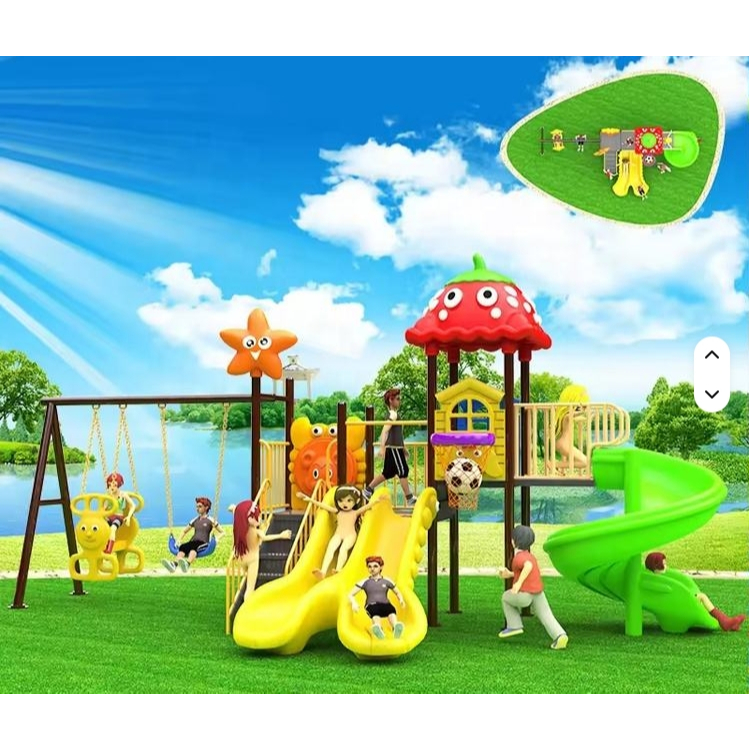 Playground Equipment, Ministry of Education and Sports. Early Childhood Children, Kindergarten Children's Toys Outdoor and Indoor, Slides, Slippery Boards, Children's Toys, Swings ราคา 63,990 บาท*ส่งฟรี