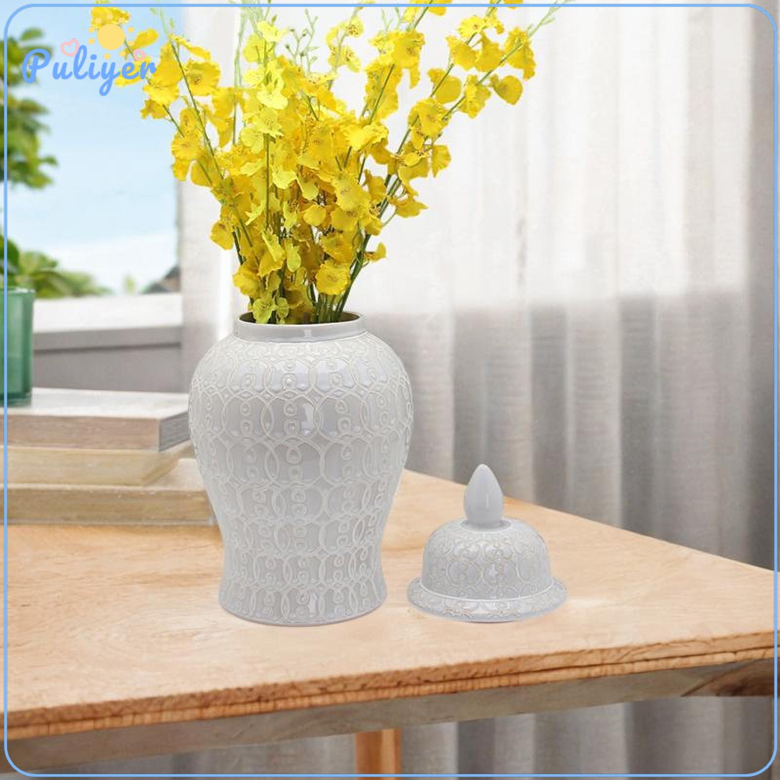 Kesoto Ceramic Jar Table Centerpiece Vase with Lid ราคา 1,546 บาท*ส่งฟรี