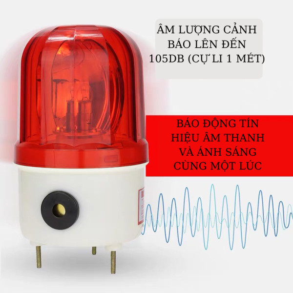 Bảng giá [Giao hàng 2 tiếng] Đèn quay cảnh báo công trình thi công xoay tròn, đèn led xoay cảnh báo tín hiệu,đèn báo động, đèn công trường