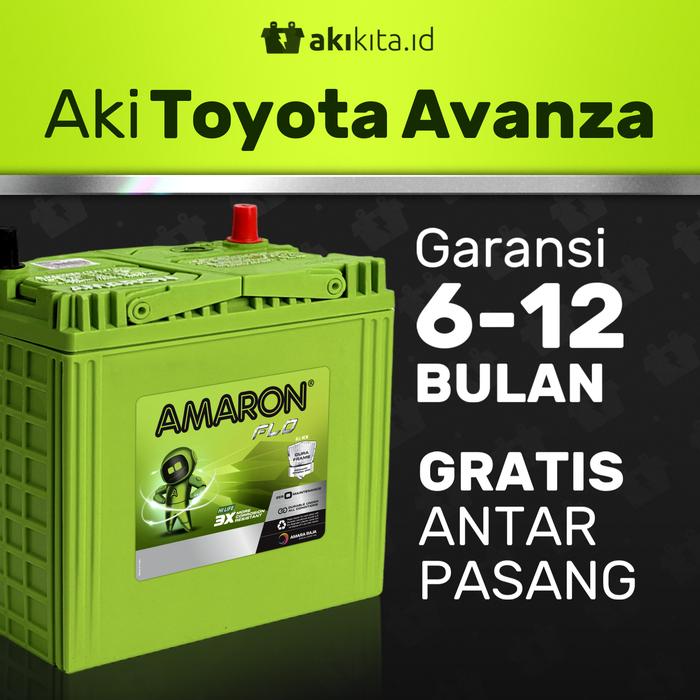 Free installation Aki-roses storea Toyota Avanza Amaron 12v 35 ah-45 ah car battery Harga  1,431,000 Ringgit*Penghantaran Percuma