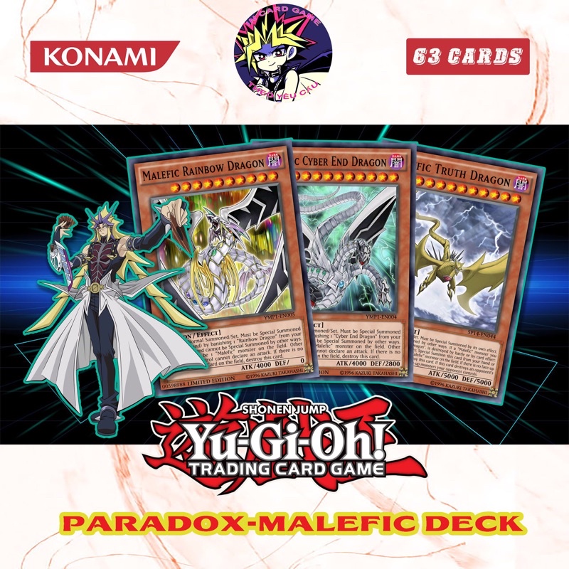 Bộ bài paradox malefic deck 63 lá.