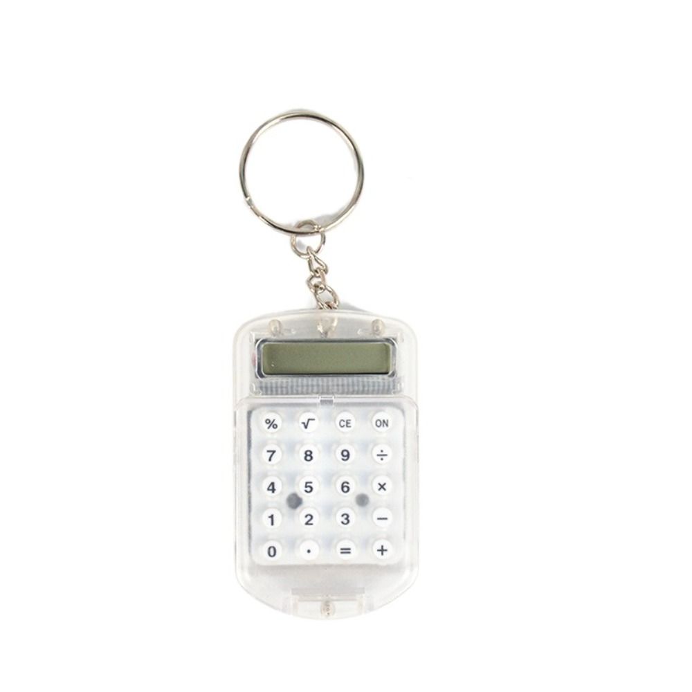 CHENJIE Đa chức năng Máy tính Sáng Tạo Hiển thị 8 chữ số Đồ dùng học tập  Mini Móc chìa khóa Văn phòng - 6
