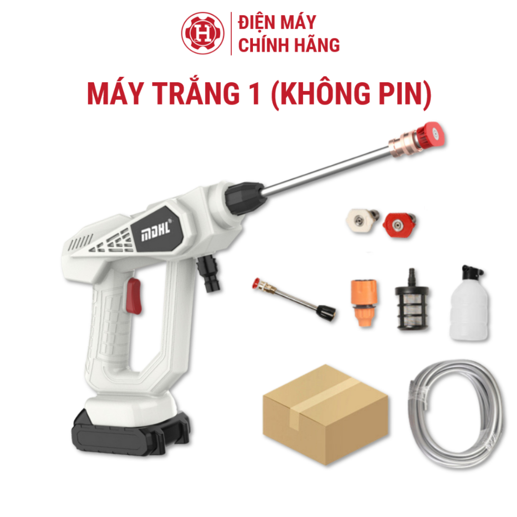 Máy rửa xe áp lực cao không dây MDHL 300W - Dung lượng pin lớn, trọng lượng nhẹ 2.5kg