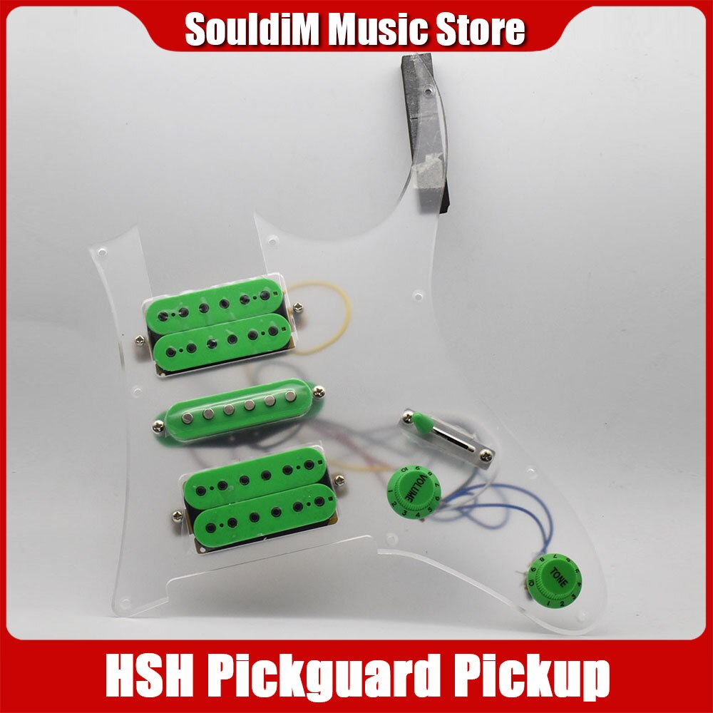 1 chiếc guitar điện pickups HSH Mobin Humbucker có sẵn Pickguard Guitar Pickup thích hợp cho guitar điện